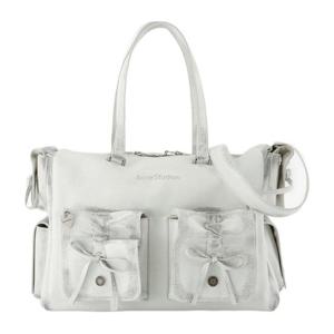 아크네스튜디오 멀티포켓 숄더 백 A10440 AHX WHITE GREY