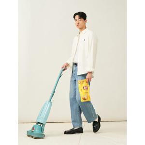 [빈폴멘] 시어서커 저지 셔츠  화이트 (BC5241C531)