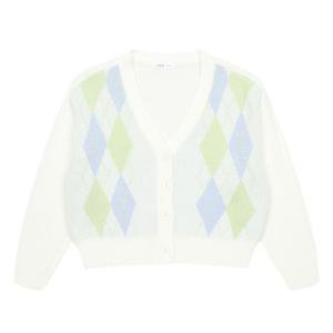 [소이]여아 아가일 니트 가디건 23S5051_IV
