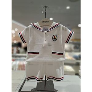 [압소바HU] 압소바 25년 여름신상 상하복 백일선물 에떼 니트 상하 A2321208 화이트