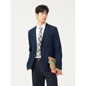 [빈폴멘] 리넨 솔리드 재킷  네이비 (BC5311C22R)