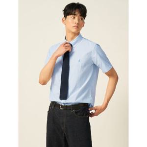 [빈폴멘] 시어서커 스트라이프 반소매 셔츠 스카이 블루 (BC5465C45Q)