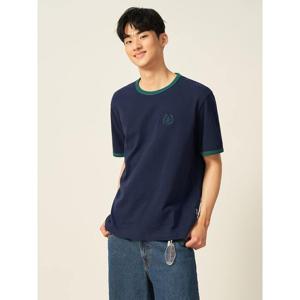[빈폴멘] 헤리티지 링거 라운드 티셔츠 - 네이비 (BC5442C95R)