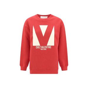 VALENTINO 맥시 로고 스웨트셔츠 6B3MF24F960R9B