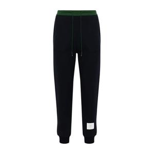 톰브라운 컬러 블록 스웨트 팬츠 네이비 MJQ206A J0154 415