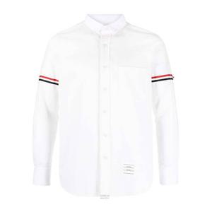 톰브라운 암밴드 시어서커 셔츠 화이트 MWL393O 00572 100