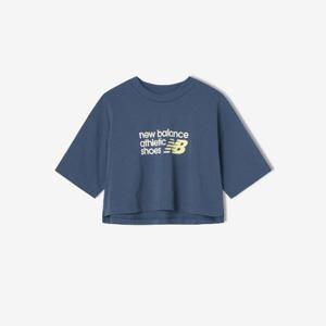 M 뉴발란스반팔티 TQK NBNEF2V342-59 WOMEN 프리미엄 로고 크롭 반팔티 (OVER FIT)