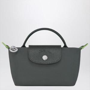 LONGCHAMP Le Pliage Green Graphite coloured clutch bag 34175919XLLONG-P66