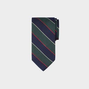 [브룩스브라더스] 스트라이프 렙 타이 (그린) (BBATMFZ501)