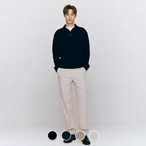 [지오다노]남자 간절기 테이퍼드핏 밴딩 슬랙스 바지 115511