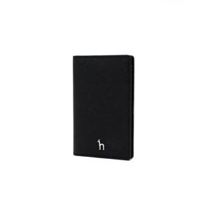 [헤지스]HIHO5F131BK_ 여성 블랙 퍼피로고 플랫 카드지갑