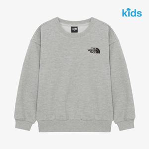 노스페이스 키즈 NM5MR50T 그레이 고투 스웨트 셔츠 맨투맨