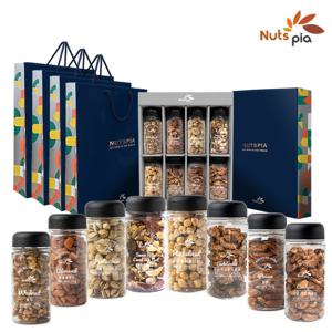 견과류 8종 프리미엄 선물세트 6호 X 4박스 (쇼핑백 포함) 어버이날 스승의날 어버이날선물