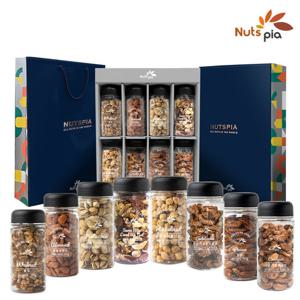 견과류 8종 프리미엄 선물세트 6호 (쇼핑백 포함) 어버이날 스승의날 어버이날선물