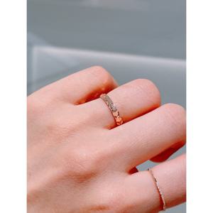 미니골드 14K 블링컷팅 미스링 RONM4039