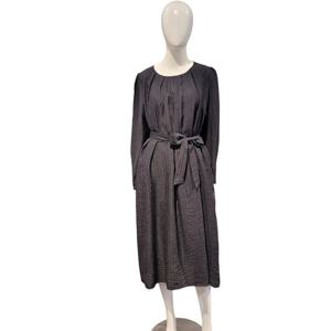 [페이지플린]라운드넥 턱주름 허리끈 원피스(F5AOP004A)