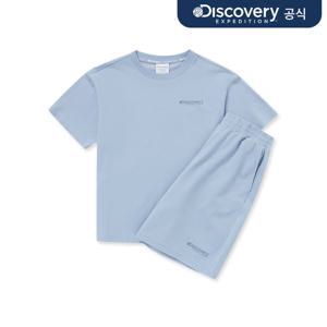 키즈 프레시벤트 아웃도어 백그래픽 니트 트레이닝 세트 (LAVENDER)