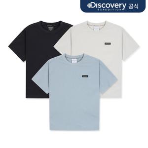 [디스커버리] 키즈 에센셜 스몰로고와펜 반팔티셔츠 3종 택1