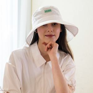 [몽버디] 익스텐션 UV차단커버 버킷햇 WHITE