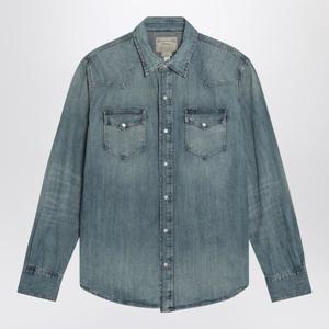 랄프로렌 델라베 이펙트 웨스턴 스타일 데님 셔츠 710703936001