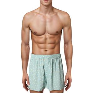 [비비안(언더웨어)]레이온 60수 모과 프린트 남성 트렁크 팬티 2종택1-BS(TP8995)