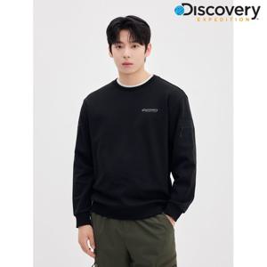 [디스커버리] 남성 와펜포켓 맨투맨 DMMT35051-BKS
