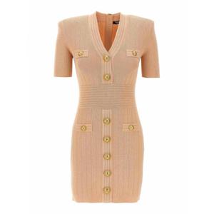 [BALMAIN] 라프리마 여성 니 Length 원피스 EF1R6045KB070LB Nude Neutrals /8