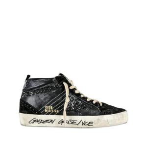 Golden Goose 미드 스타  quot 글리터 블랙 quot  스니커즈 GWF00122F00415790100