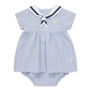 [블루독베이비]BL)마린반소매원피스세트 45313-400-03