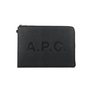 A P C  로고 디보스 지퍼 클러치 백 M63567PUABL LZZ TP934732300