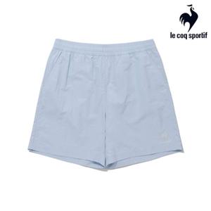 [르꼬끄] 남녀공용 유니 경량 우븐 루즈핏 4부 숏팬츠 QQ223LHP41_BLU