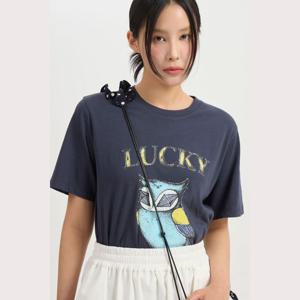 [럭키슈에뜨]테크노슈에뜨 기본핏반팔티셔츠 LQTAM25200