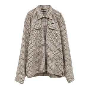 25 FW 발렌시아가 체크 집업 셔츠 재킷 839191TSM20 TP441414940