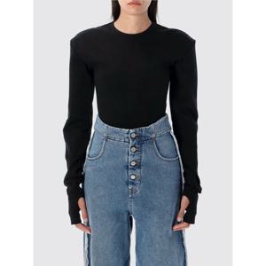 [MM6 MAISON MARGIELA] 라프리마 여성 탑 바디수트 S62NA0083M20151 900 블랙 /6