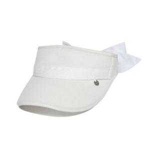 와이드앵글골프썬캡 KQJ WWU24C02W3 여성 CO 로고 테이프 바이저 L (Off White)