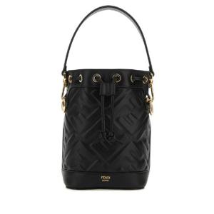 FENDI 블랙 가죽 Mon Tresor 버킷 백 8BS093ANWT F0KUR