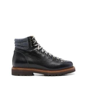 25 FW Brunello Cucinelli 레이스업 가죽 앵클 부츠 MZUNBES890COA71 TP432628377