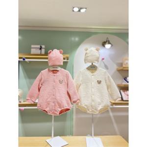 압소바HM (쌍둥이 바디슈트)튜핑 코튼모달 바디슈트(모자)25FW (A1A2710620)