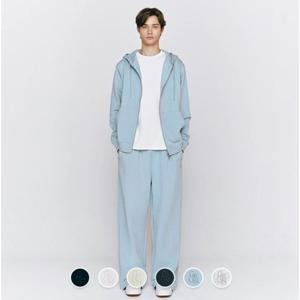 [지오다노]남자 와이드핏 테리 자수 루즈핏 밴딩 트레이닝 바지 115554