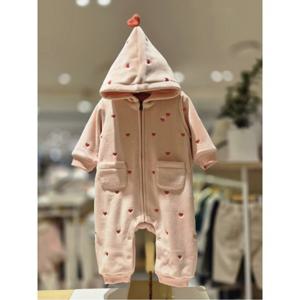 블루독베이비 10 25FW겨울신상 (PK)하트자수 골벨로아 우주복 (145C1360002)