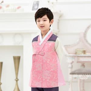 [한예빔]한예빔 HB5035 체리블라썸 남아한복 아동한복