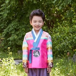[한예빔]한예빔 HB5007 산호바로 남아한복 아동한복