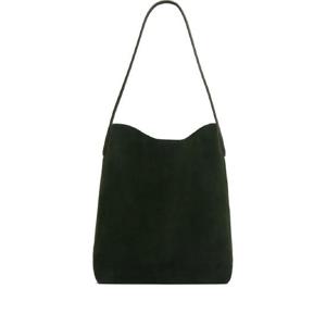 25 FW 만수르가브리엘 에브리데이 카바스 스웨이드 레더 토트 백 WF24H118USMOSS TP442430080