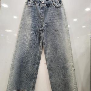 애플핑크 HC07 베이지틴 워싱 와이드 데님팬츠 JBP9U547GSL