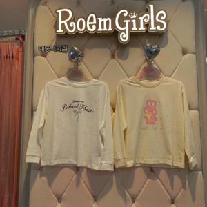 로엠걸즈 DP01 라운드넥 티셔츠 RGLA2481C
