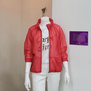 올리비아하슬러 DP01 자수로고 메쉬 점퍼 OHDMJP110