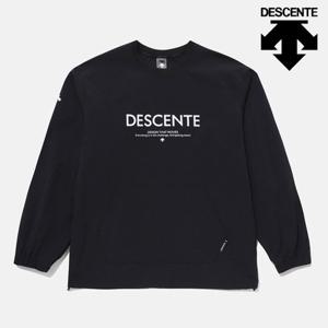 [데상트]데상트 그래픽 우븐 맨투맨 SP123UWH11BLK0 맨투맨