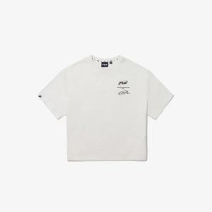 휠라반팔티 TQJ FK2RSG2101X-OWH 에센셜 컬러 티셔츠