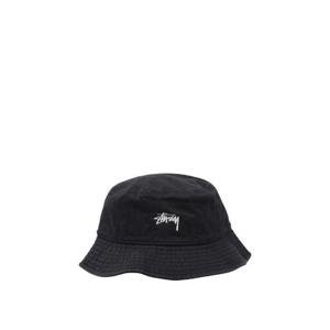 Stussy 로고 자수 버킷햇 1321221 0001BLACK TP940601987