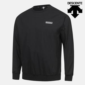 [데상트]데상트 남녀공용 스탠다드 우븐맨투맨 SP123TWH11BLK0